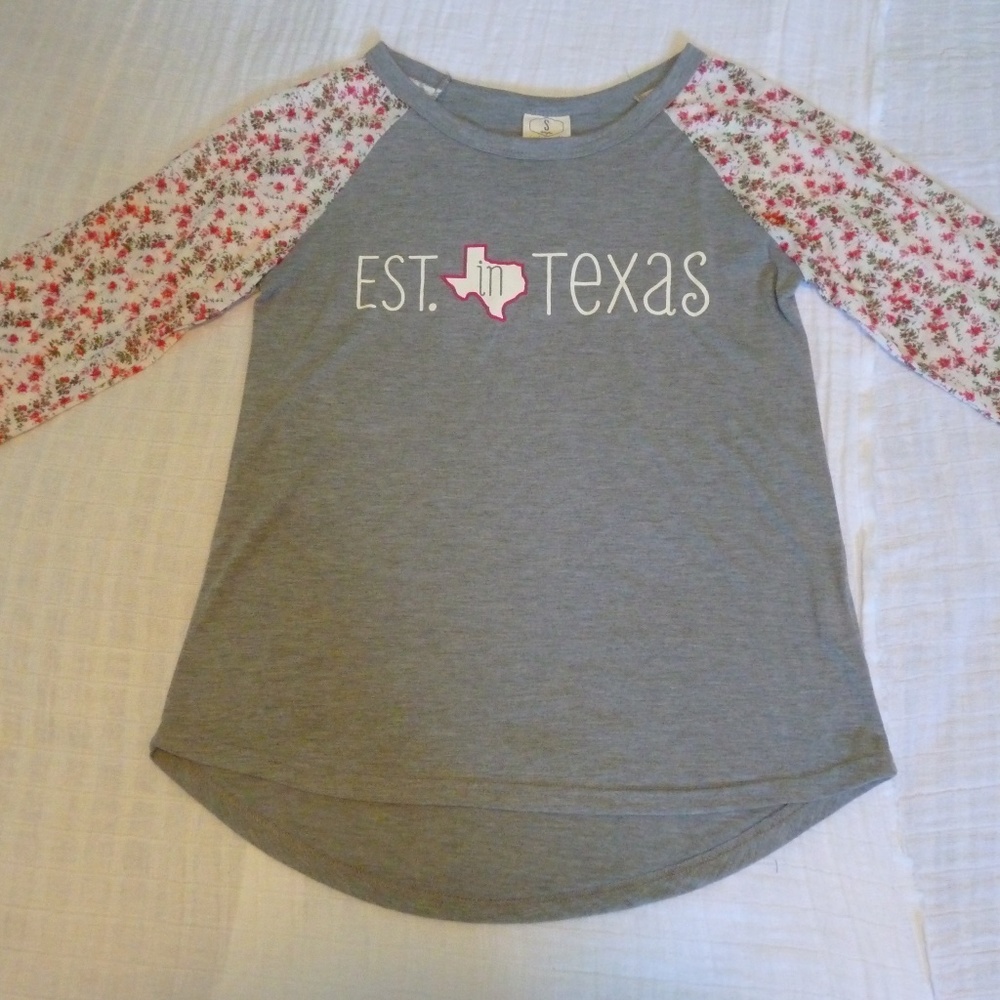 Daisy Rae Day "Est In Texas" Tshirt Ladies S #1011